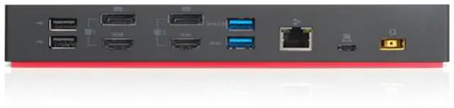 Alt view image 3 of 7 - Lenovo ThinkPad Hybrid USB-C with USB-A Dock 90W 4K, HDMI, USB-C, DisplayPort Bundled with Desk Mount Dual Monitor Stand, MK270 Wireless Keyboard & Mouse, Gel Mouse & Wrist Pad