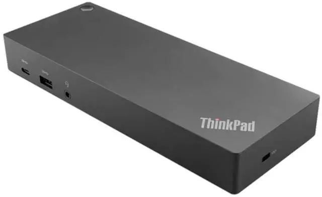 Alt view image 4 of 7 - Lenovo ThinkPad Hybrid USB-C with USB-A Dock 90W 4K, HDMI, USB-C, DisplayPort Bundled with Desk Mount Dual Monitor Stand, MK270 Wireless Keyboard & Mouse, Gel Mouse & Wrist Pad