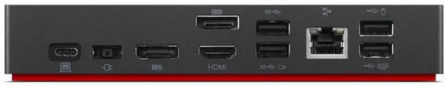 Alt view image 2 of 6 - Lenovo ThinkPad USB-C Dock Bundle with Mini Speaker, For T-Series Gen 1-3, E-Series Gen 1-5, L-Series Gen 1-3, P1 Gen 1-5, P-Series Gen 1-3, X-Series Gen 1-3, X1-Series Gen 8-10, Z-Series Gen 1-2