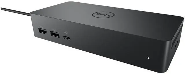 Alt view image 5 of 5 - Dell UD22 Universal Dock 96W Quad 4K Support, HDMI, USB-C, DisplayPort, USB Hub and Ethernet Bundled with Bluetooth Mini U Speaker with Built-in Mic, 4 Hour Playback
