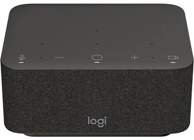 Alt view image 2 of 7 - Logitech Docking Station 100W Dock in Graphite Gray with 4K Support and USB HubDesk Bundled with Mount Dual Monitor Stand, MK650 Wireless Keyboard and Mouse, Gel Mouse & Wrist Pad