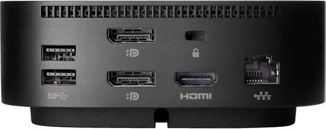 Alt view image 4 of 7 - HP Home Office Bundle with 2 x E273 27" Monitors (HDMI, DisplayPort) - HP USB-C Dock - Dual Monitor Stand - Wireless Keyboard and Mouse, Gel Wrist Pad - 32GB USB Drive - Surge Protector and More