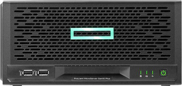Alt view image 2 of 2 - HP ProLiant MicroServer Plus Gen10 for Business, Intel Xeon E-2224 up to 4.6GHz, 32GB RAM, 8TB Storage, RAID, Windows Server 2016