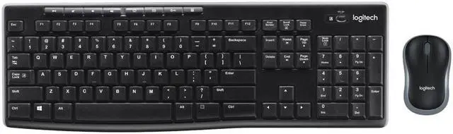 Alt view image 2 of 2 - Logitech MK270 Wireless Keyboard and Mouse Bundle with Waverest Gel Wrist Pad and Gel Mouse Pad