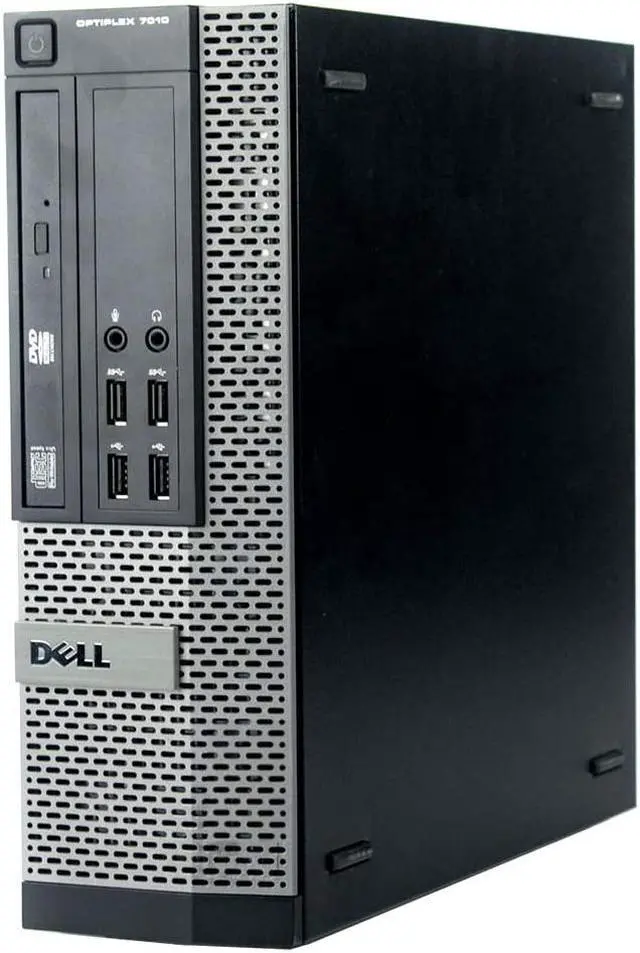 Alt view image 2 of 7 - Dell Optiplex 7010 Desktop Business PC Bundle with i7-3770, 16GB DDR3, 1TB SSD, Windows 10 Pro, 2 x 24 inch Monitors with Monitor Stand, WiFi, Wireless Keyboard and Mouse, Gel Mousepad
