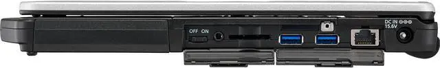 Alt view image 6 of 7 - Panasonic Toughbook CF-54 Laptop PC Bundle with Laptop Bag, Intel Core i5-7300U 2.6GHz, 8GB RAM, 500GB SSD, Windows 10 Pro