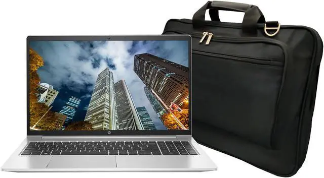 Main image of HP ProBook 450 G8 15.6in Notebook PC Bundle with Intel Core i5-1135G7 Quad-Core (4 Core), 8GB DDR4, 256GB SSD, 1920 x 1080 Display, Webcam, WiFi, Bluetooth, Win 10 Pro, and Laptop Bag