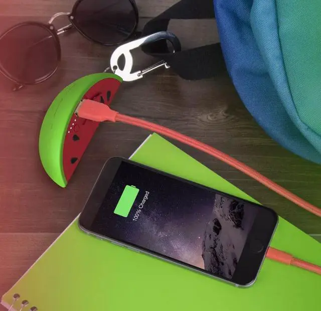 Alt view image 2 of 3 - BuQu MELO- Watermelon Power Bank BQBMELO