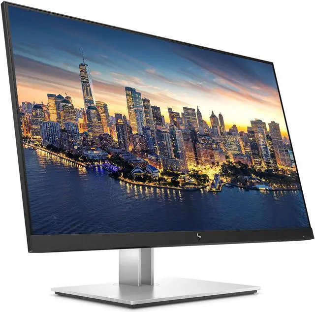 Alt view image 2 of 7 - HP EliteDisplay E27q G4 27 Inch QHD IPS Office Monitor Bundle with HDMI, Blue Light Filter, Bluetooth Magnetic Pro Travel Friendly Speakers, MK270 Wireless Keyboard and Mouse, and Gel Pads