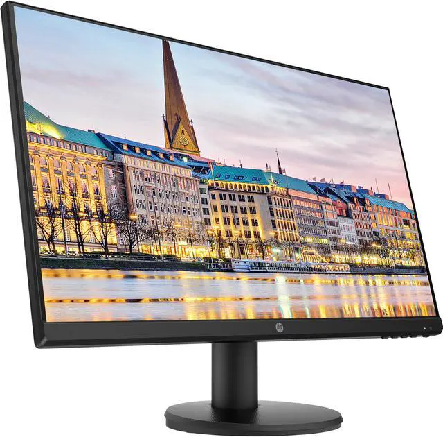 Alt view image 2 of 7 - HP P24v G4 24 Inch FHD IPS LED-Backlit LCD 2-Pack Monitor Bundle with HDMI, Blue Light Filter, Dual Monitor Stand, MK270 Wireless Keyboard and Mouse Combo, Gel Pad