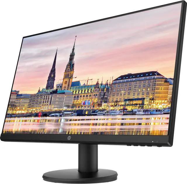 Alt view image 7 of 7 - HP P24v G4 24 Inch FHD IPS LED-Backlit LCD 2-Pack Monitor Bundle with HDMI, Blue Light Filter, Dual Monitor Stand, MK270 Wireless Keyboard and Mouse Combo, Gel Pad