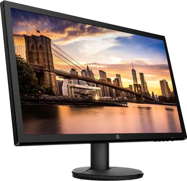 Alt view image 2 of 7 - HP V24 24 Inch FHD LED-Backlit LCD Monitor Bundle with HDMI, FreeSync, MK270 Wireless Keyboard and Mouse Combo, Gel Pad