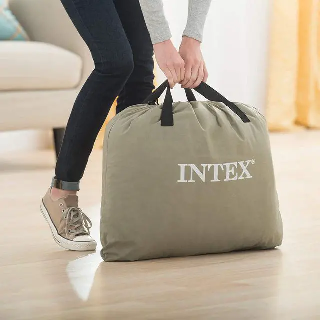 Alt view image 8 of 16 - Intex Dura-Beam Series Pillow Rest Raised Twin Airbed with Internal Pump
