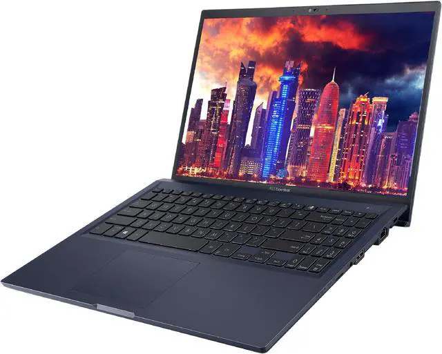 Alt view image 2 of 5 - Asus ExpertBook B1 B1500 B1500CEA-XS74 15.6" Rugged Notebook Bundle with Intel Core i7-1165G7 Quad-Core 2.80GHZ, 16GB DDR4, 512GB SSD, Intel Iris Xe Graphics, Star Black, Win 10 Pro and Laptop Bag