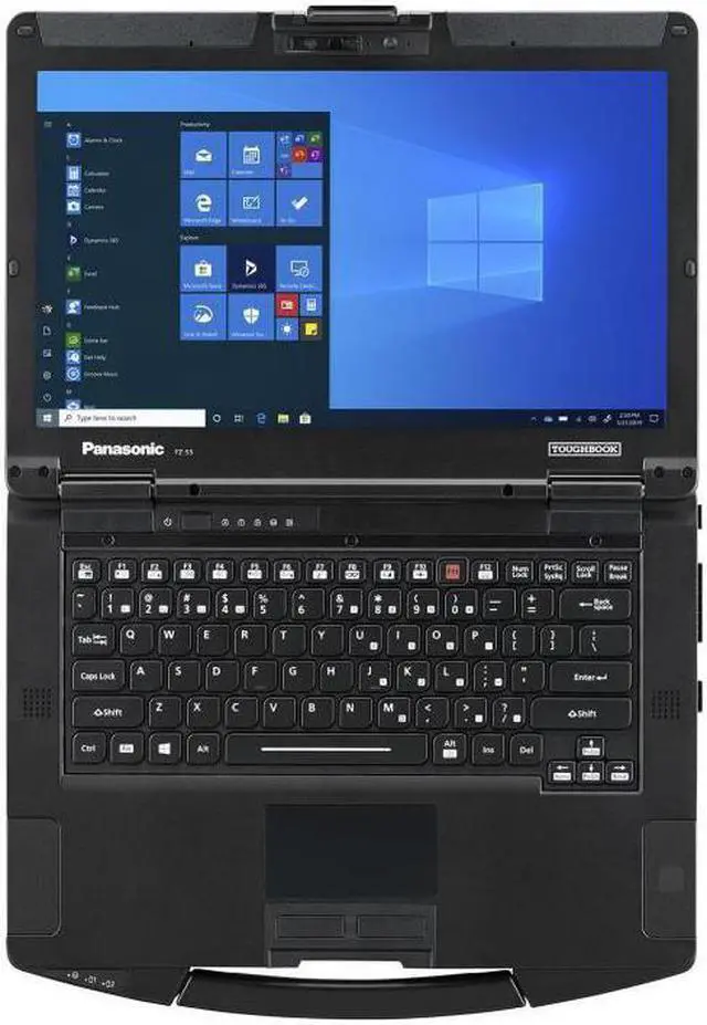 Alt view image 3 of 7 - Toughbook 55, FZ-55, MK1, Intel Core i5-8365U, 1.6GHz up to 4.1GHz, 6MB Cache, 14.0" HD Non-Touch, 8GB, 512GB SSD, HDMI, BT, USB-Ax2,USB-Cx1, LAN, Webcam, Backlit Keyboard, Windows 10 Pro