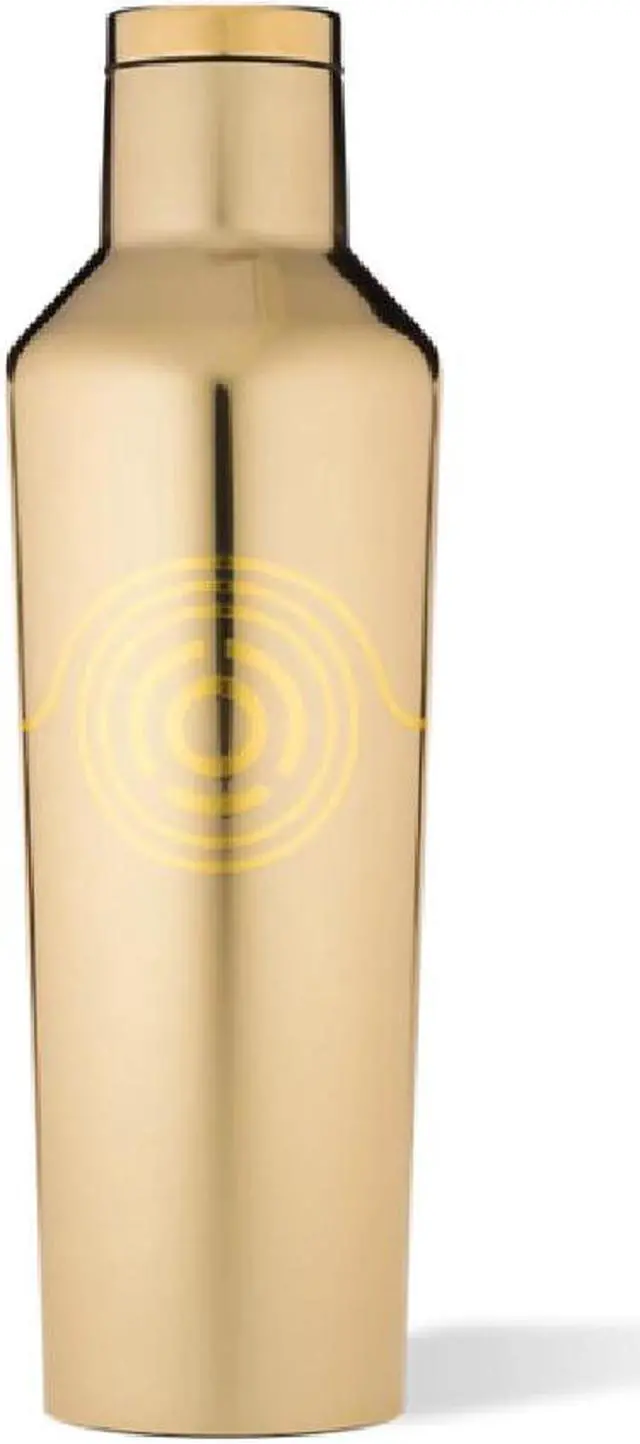 Alt view image 2 of 5 - U Speakers Micro Portable Wireless Bluetooth Speaker with Mic and Selfie Remote Control Gold Mirror Active Lifestyle Travel Bundle with Insulated Galaxy Far Away Trendy 16 oz. Canteen Bottle Gold