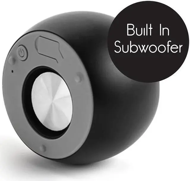 Alt view image 2 of 7 - Fashionit U Speakers Boost Water-Resistant Portable Bluetooth Speaker with Selfie Remote Control, Bass, & Mic Travel Home Office Modern Bundle with Mini Folding Wireless Keyboard & Pebble Mouse