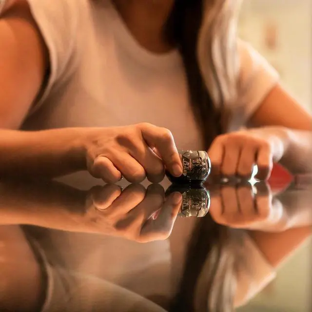 Alt view image 6 of 6 - Fashionit U Speakers Mini Bluetooth Computer Speaker 2-Pack Bundle with Matching Speaker, Built-In Mic & Selfie Remote Control, for Workspace, Desktop, Laptop, Mobile, Tablet, PC - Mirror Hematite