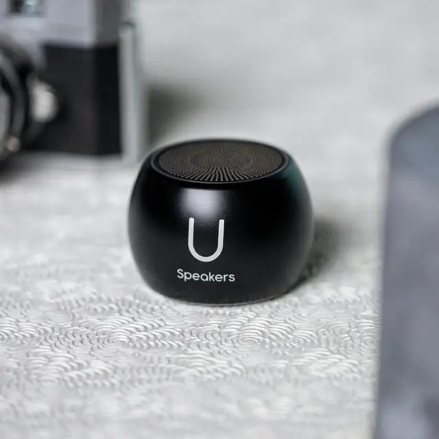 Alt view image 3 of 7 - Fashionit U Speakers Bluetooth Boost Speaker Travel Home Office Bundle with Black Wireless Mouse X3000 G2, & Coordinating Gel Mouse Pad, for Modern Workspace - Black