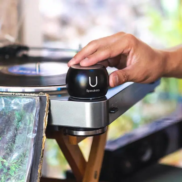 Alt view image 4 of 7 - Fashionit U Speakers Bluetooth Boost Speaker Travel Home Office Bundle with Black Wireless Mouse X3000 G2, & Coordinating Gel Mouse Pad, for Modern Workspace - Black