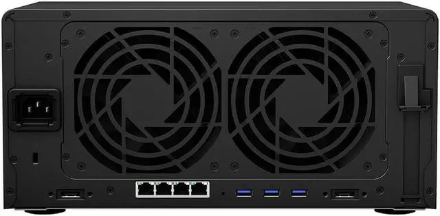 Alt view image 4 of 5 - Synology DiskStation DS1821+ NAS Server with Ryzen 2.2GHz CPU, 32GB Memory, 128TB HDD Storage, 1TB M.2 NVMe SSD, 4 x 1GbE LAN Ports, DSM Operating System