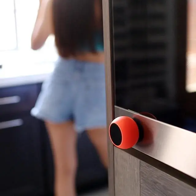 Alt view image 6 of 7 - U Speakers Mini Glow in the Dark Portable Wireless Bluetooth Speaker with Magnetic Base, Mic & Selfie Remote Control Active Lifestyle Travel Home Office Bundle with Coordinating Speaker, Pairing
