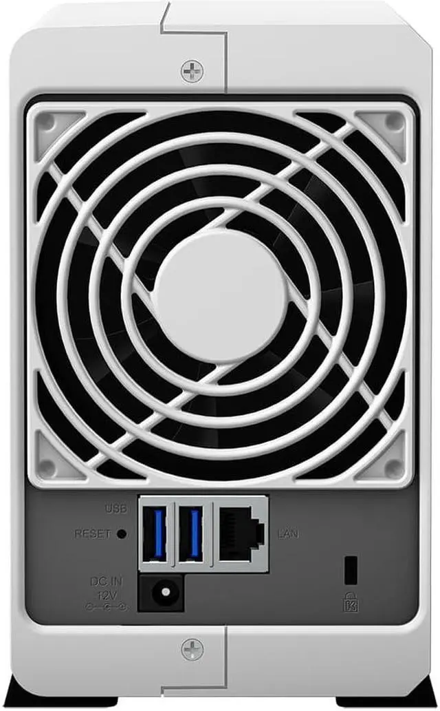 Alt view image 4 of 5 - Synology DiskStation DS220j NAS Server with RTD1296 1.4GHz CPU, 512MB Memory, 8TB SSD Storage, 1 x 1GbE LAN Port, DSM Operating System