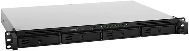 Alt view image 2 of 4 - Synology RackStation RS819 NAS Server with RTD1296 1.4GHz CPU, 2GB Memory, 40TB HDD Storage, 2 x 1GbE LAN Ports, DSM Operating System Bundle with Rail kit