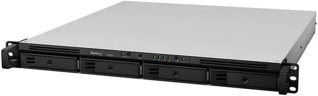 Alt view image 2 of 5 - Synology RackStation RS820+ NAS Server with Atom 2.1GHz CPU, 18GB Memory, 40TB HDD Storage, 4 x 1GbE LAN Ports, DSM Operating System Bundle with Rail kit