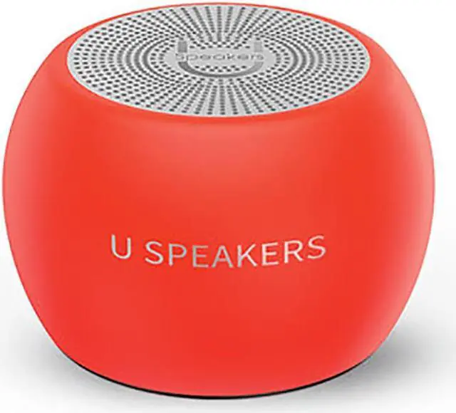 Main image of Fashionit U Speakers Boost Glow in the Dark Water-Resistant Portable Wireless Bluetooth Speaker with Subwoofer, Mic & Selfie Remote Control - Ideal for Travel, Home, & Office - Glow Neon Coral
