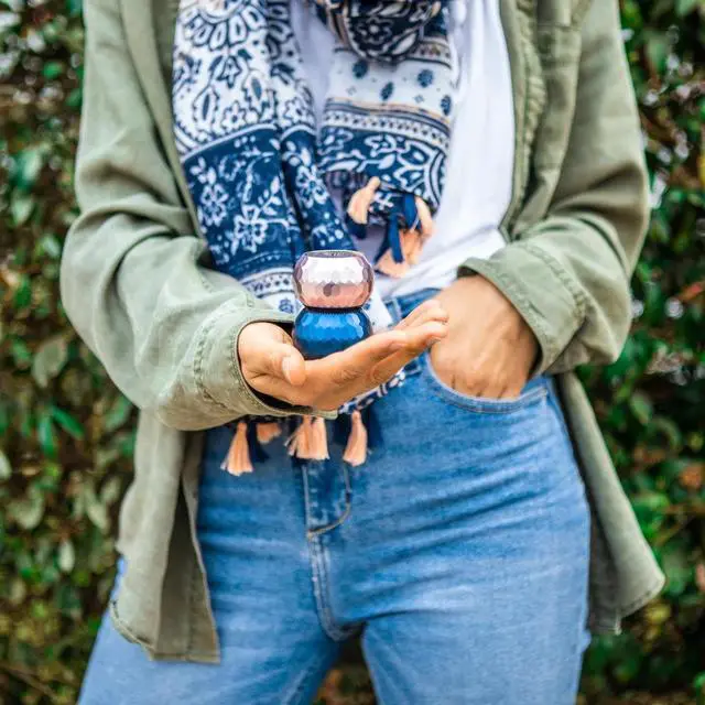 Alt view image 6 of 7 - Fashionit U Speakers Mini Glam Portable Wireless Bluetooth Speaker with Magnetic Base, Mic & Selfie Remote Control - Ideal for Active Lifestyle, Travel, Home, & Office - Glam Lilac