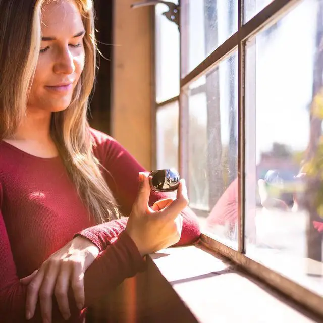 Alt view image 7 of 7 - Fashionit U Speakers Mini Mirror Portable Wireless Bluetooth Speaker with Magnetic Base, Mic & Selfie Remote Control - Ideal for Active Lifestyle, Travel, Home, & Office - Mirror Hematite