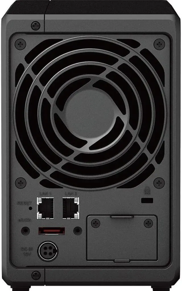 Alt view image 5 of 7 - Synology DiskStation DS723+ NAS Server with Ryzen 2.6GHz CPU, 32GB Memory, 40TB HDD Storage, 1TB M.2 NVMe SSD, 2 x 1GbE LAN Ports, DSM Operating System