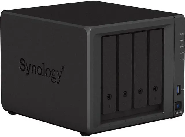 Alt view image 7 of 7 - Synology DiskStation DS923+ NAS Server with Ryzen 2.6GHz CPU, 32GB Memory, 72TB HDD Storage, 1TB M.2 NVMe SSD, 2 x 1GbE LAN Ports, DSM Operating System
