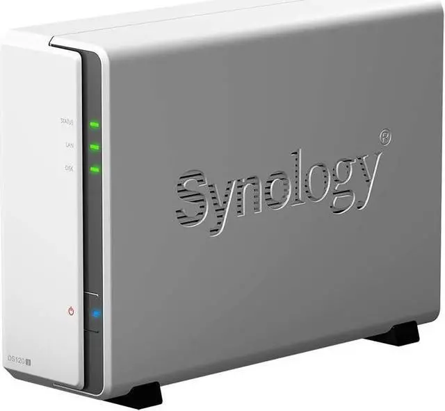 Alt view image 4 of 5 - Synology DiskStation DS120j Mini Desktop NAS Server, Marvell Armada 3700 88F3720, 512MB DDR3L, 4TB SATA, Synology DSM Software