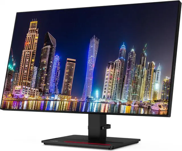 Alt view image 2 of 7 - Lenovo ThinkVision P27q 2560 x 1440 LED QHD LCD Monitor, 2-Pack Bundle with HDMI, DisplayPort, Daisy Chain ready, USB Hub, Dual Monitor Stand, MK270 Wireless Keyboard & Mouse, Gel Mouse & Wrist Pad