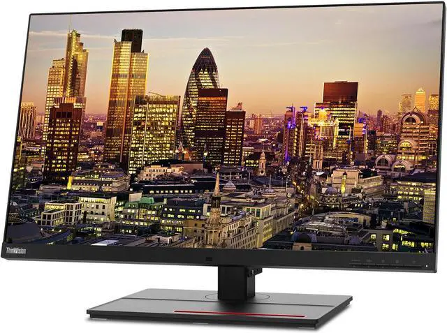 Alt view image 2 of 7 - Lenovo ThinkVision P27u 3840 x 2160 LED UHD 4K LCD, 2-Pack Bundle with HDMI, DisplayPort, Daisy Chain, USB-C, USB Hub, Speakers, Dual Monitor Stand, MK270 Wireless Keyboard & Mouse, Mouse & Wrist Pad