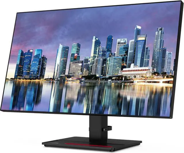 Alt view image 2 of 7 - Lenovo ThinkVision P27q 27 2560 x 1440 LED QHD LCD Monitor, 2-Pack Bundle with HDMI, DisplayPort, Daisy Chain ready, USB Hub, Dual Monitor Stand, MK540 Wireless Keyboard & Mouse, Mouse & Wrist Pad