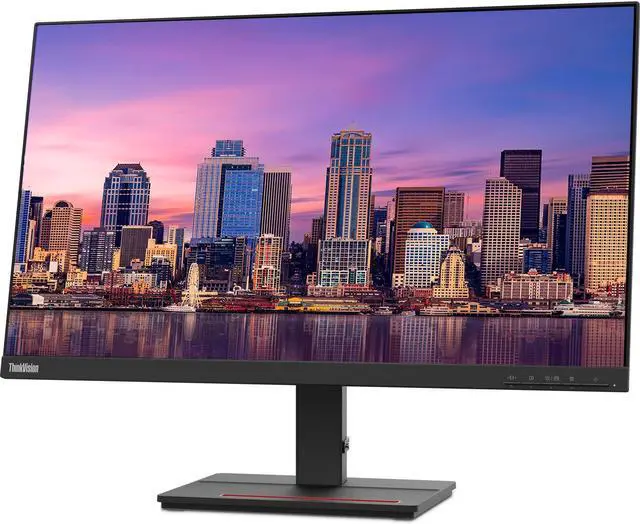 Alt view image 2 of 7 - Lenovo ThinkVision S24e 24-inch 1920 x 1080 LED Backlit Full HD LCD, 2-Pack Bundle with HDMI, VGA, Dual Monitor Stand, ThinkPad Universal USB-C Dock, MK540 Wireless Keyboard & Mouse, Mouse & Wrist Pad