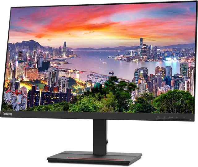 Alt view image 2 of 7 - Lenovo ThinkVision S27e 27-inch 1920 x 1080 LED Backlit Full HD LCD, 2-Pack Bundle with HDMI, VGA, Dual Monitor Stand, ThinkPad Universal USB-C Dock, MK540 Wireless Keyboard & Mouse, Mouse & Wrist Pad