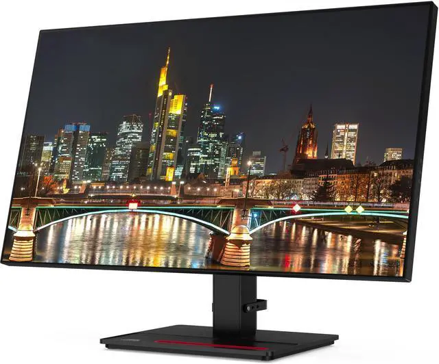 Alt view image 4 of 6 - Lenovo ThinkVision P27q 27-inch 2560 x 1440 LED Backlit Quad HD LCD Monitor, 2-Pack Bundle with HDMI, DisplayPort in & out, Daisy Chain ready, USB Hub, Desk Mount Dual Monitor Stand