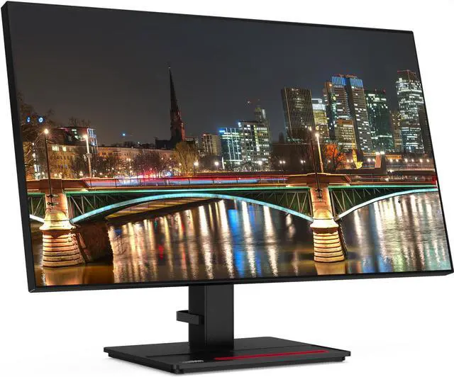 Alt view image 2 of 6 - Lenovo ThinkVision P27q 27-inch 2560 x 1440 LED Backlit Quad HD LCD Monitor, 2-Pack Bundle with HDMI, DisplayPort in & out, Daisy Chain ready, USB Hub, Desk Mount Dual Monitor Stand