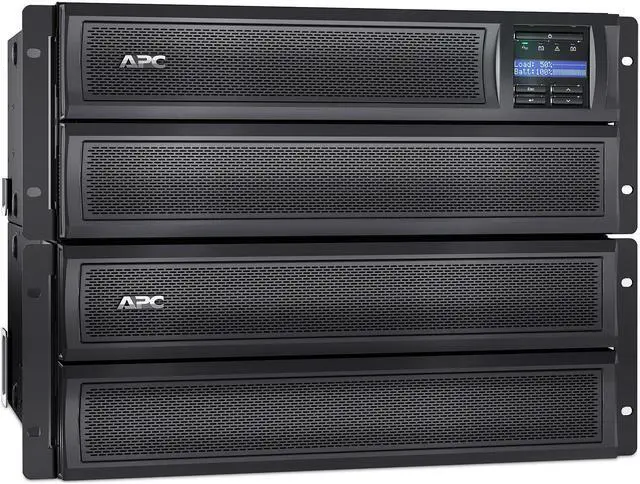 Alt view image 3 of 4 - APC Smart-UPS, SMX2000LV 4U Convertible Rack/Tower Back-UPS, 2000 VA Backup Power, 6 x NEMA 5-15R, 3 x NEMA 5-20R, 1 x NEMA L5-20R, SmartConnect Port, SmartSlot, AVR, LCD Screen and 16GB USB Storage