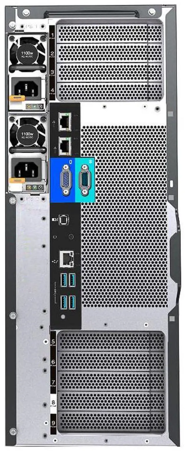 Alt view image 6 of 6 - Lenovo ThinkSystem ST650 Tower Server, 2 x Intel Xeon Silver 4309Y, 64GB DDR4, 1TB SSD, 12TB HDD, RAID, Matrox G200 Graphics