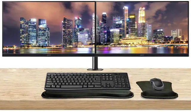 Main image of Acer Vero B7 B277 E 27 inch FHD 100Hz 4ms Anti-Glare Monitor, 2-Pack  Bundle with HDMI, DisplayPort, Integrated Speakers, Desk Mount Monitor Stand, MK270 Wireless Keyboard & Mouse, Gel Mouse & Wrist P
