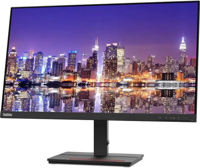Alt view image 2 of 7 - Lenovo ThinkVision S24e 1920 x 1080 LED Backlit Full HD LCD Monitor, 2-Pack Bundle with HDMI, VGA, Dual Monitor Stand, ThinkPad Universal USB-C Dock, MK670 Wireless Keyboard & Mouse, Mouse & Wrist Pad