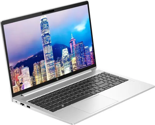 Alt view image 2 of 7 - HP ProBook 455 G10 15.6" Ryzen 5, 8GB RAM, 256GB SSD, Bundle with 2 x EliteDisplay E24 24" Monitors, Dual Stand, USB-C Dock, MK670 Wireless Keyboard and Mouse, Gel Pad, Webcam, Headphones, Bag