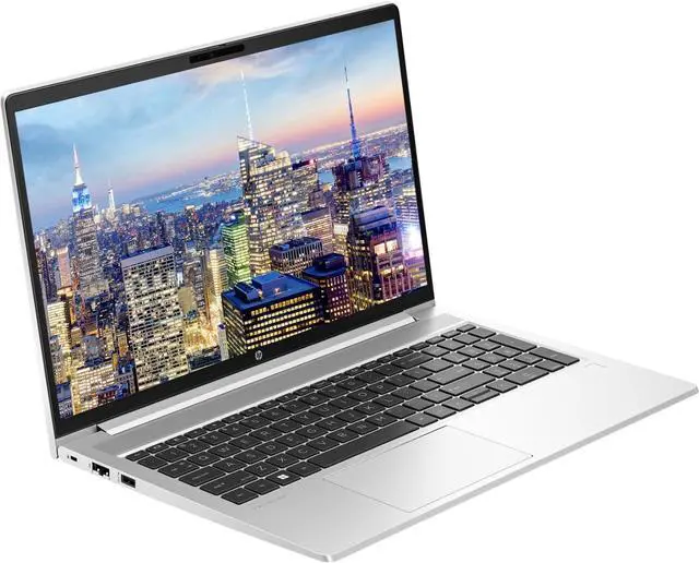 Alt view image 2 of 7 - HP ProBook 455 G10 15.6" Ryzen 5, 16GB RAM, 256GB SSD, Bundle with 2 x EliteDisplay E24 24" Monitors, Dual Stand, USB-C Dock, MK670 Wireless Keyboard and Mouse, Gel Pad, Webcam, Headphones, Bag