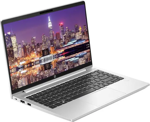 Alt view image 2 of 7 - HP ProBook 445 G10 14" Ryzen 5, 16GB RAM, 256GB SSD, Bundle with 2 x EliteDisplay E24 24" Monitors, Dual Stand, USB-C Dock, MK670 Wireless Keyboard and Mouse, Gel Pad, Webcam, Headphones, Bag