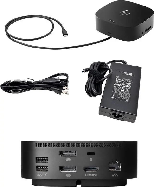 Alt view image 6 of 7 - HP P22v G5 22 inch 1920 x 1080 Full HD Edge LED LCD Monitor, 2-Pack Bundle with HDMI, VGA, Stand, MK670 Wireless Keyboard and Mouse, Wrist Pad, and USB-C Dock